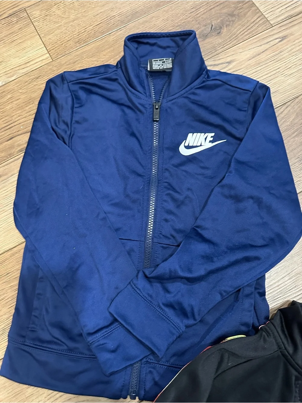 Nike Kids Blue and Black Zip Track Jackets (Set of 3)